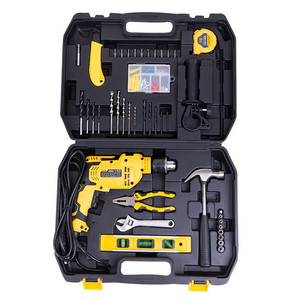 Powerful Tools Impact Drill Light Dual <b>Driver</b> Screwdriver 116 <b>Sets</b> of Percussion Drill Cheap Stock - Product Image 2