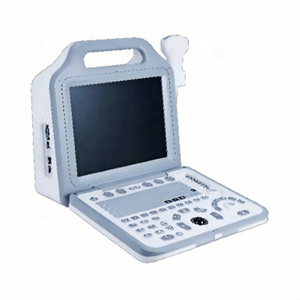 Sistema de Diagnóstico por Ultrasonido Veterinario Portátil en Blanco y Negro USMILEPET Máquina de Ultrasonido para Clínicas Veterinarias - Product Image 1