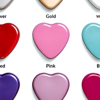 Boîte en fer blanc en forme de cœur, diverses couleurs, écologique, pour emballage alimentaire, bougies, boucles d'oreilles, bijoux, thé, bonbons, chocolat