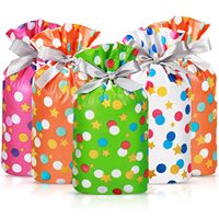Offre Spéciale sacs à cordon motif dessin animé personnalisé emballage sacs en plastique bonbons biscuits sacs-cadeaux