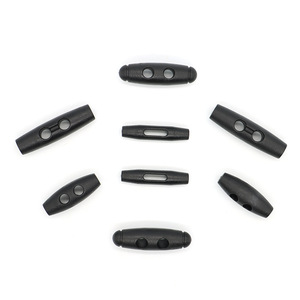 Plastic Olive Shaped Buckle Double Hole Single Hole For <b>Bags</b> Drawstring <b>Hat</b> Seat Durable - Product Image 3