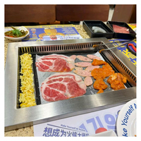 Grill électrique rotatif personnel PINNOVO - Barbecue de table de style coréen pour une personne
