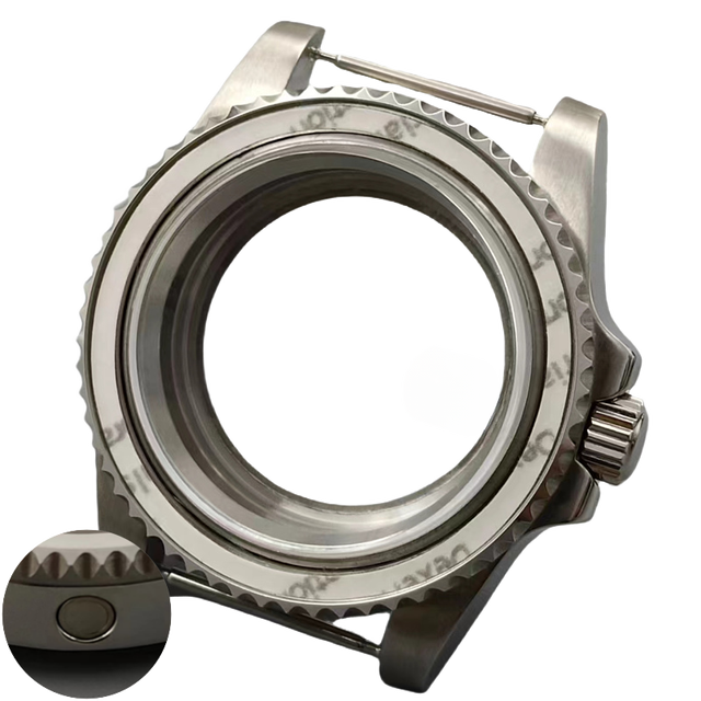 Premium 40mm Watch Case with Sapphire Glass Compatible with NH35 Series & ETA2824 Movements 100m Waterproof