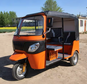 Tricycle <span class=keywords><strong>pas</strong></span> <span class=keywords><strong>cher</strong></span> à carrosserie ouverte, tuk-tuk à 3 roues motorisé à essence avec moteur de 200 cm3 refroidi par air, 6 places pour le transport en ville - Product Image 4