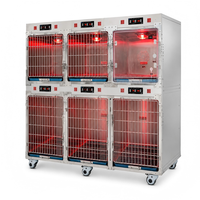 Cage de thérapie oxygénée et de réchauffement infrarouge professionnelle pour animaux de compagnie XY ACQY pour les cliniques vétérinaires et la convalescence