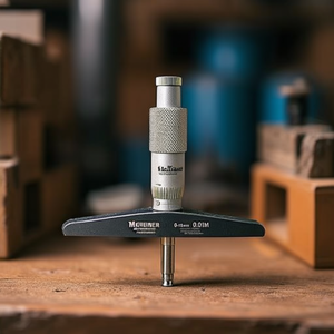 Ttake Centesimal Depth <b>Micrometer</b> 0-15mm 0.01mm Precision Measurement Tool - Product Image 3