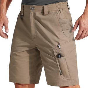 FOXA Men's Cargo Shorts 100% Polyester Quick Dry Relaxed Fit Work Utility Shorts With 8 Pockets - Product Image 1