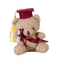 Promotion Mini Ours en Peluche de 13 cm en Coton PP pour la Journée de Remise des Diplômes, Souvenir Décoratif, Cadeau pour Étudiants