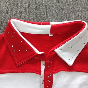 T-shirt con stampa digitale personalizzata t-shirt con scollo a V t-shirt a <span class=keywords><strong>righe</strong></span> <span class=keywords><strong>bianche</strong></span> a maniche lunghe con logo personalizzato per uomo - Product Image 5