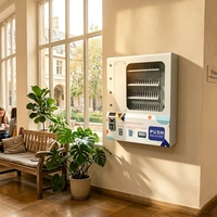 Distributeur automatique de collations de table avec accepteur de pièces et de billets et faible consommation d'énergie pour bureau et café