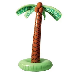 充气棕榈树椰子树装饰玩具成人与儿童海滩装饰，装饰，夏威夷宴会生日派对装饰