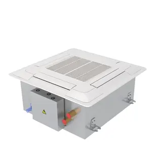 Nueva Unidad de bobina de ventilador de casete de 4 vías oculta en el techo para aire acondicionado central/Precio de bobina de ventilador de casete de techo para hoteles domésticos