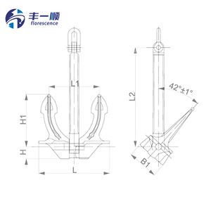 Ancla <span class=keywords><strong>de</strong></span> Acero <span class=keywords><strong>de</strong></span> Alta Resistencia Galvanizada en Caliente A B C para Barcos y Plataformas Marinas, Resistente a la Corrosión - Product Image 6