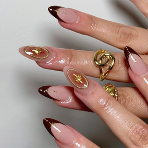 Venta al por Mayor <span class=keywords><strong>Uñas</strong></span> Postizas Populares con <span class=keywords><strong>Flores</strong></span> Tridimensionales 3D, Talla <span class=keywords><strong>de</strong></span> Arte para <span class=keywords><strong>Uñas</strong></span> Estilo Almendra "Sweet Girl", Éxito <span class=keywords><strong>de</strong></span> Ventas - Product Image 4