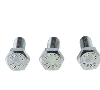 Vis hexagonale haute qualité ASTM A193 B7 B7M en titane/acier, zinguée noir HDG, PTFE, Dacromet, haute résistance à la pression et aux températures élevées