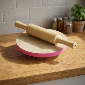 Wooden Chakla Belan <b>Rolling</b> Board Exclusive Quality Chapati Making <b>Rolling</b> Board - Product Image 5