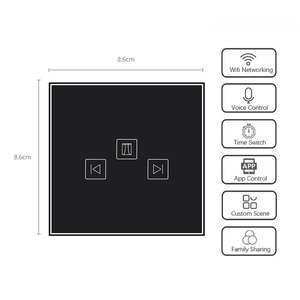 Tuya Wifi panneau de commande de maison intelligente pour Wifi interrupteur électrique intelligent pour conducteurs de rideaux intelligents électriques interrupteur à distance sans fil - Product Image 4