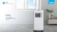 Aire Acondicionado Portátil Inteligente de 7000 BTU con Wifi, Enfriamiento y Calefacción