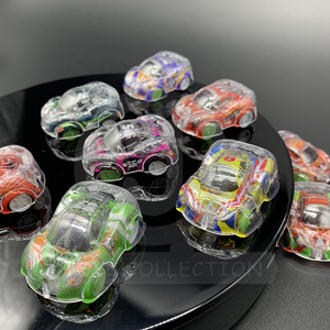 Vente en gros de voitures jouets pour enfants JO TOYS, à tirer en arrière, transparentes, en plastique PP, pour 2 pouces (50 mm), pour les enfants de 5 à 13 ans - Product Image 1