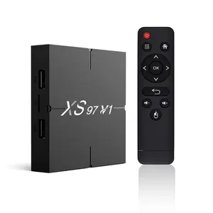 Manufactory bluetooth 5.0 dual wifi XS97 V1 set top box 4k ultra hd multilateral languages smart android tv box