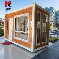 Maison modulaire préfabriquée compacte à installation rapide avec structure en acier, maison pliable