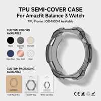 Coque semi-rigide personnalisée en TPU pour Amazfit Balance 3 – Accessoire de montre, cadre de protection durable, pièce de rechange