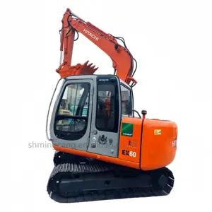 Hydraulic backhoe machinery Used Hitachi 6 ton ZX50 ZX70 EX60-5 used small ZX60 Hitachi Excavators