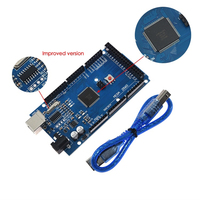 Carte Mega 2560 R3 Mega2560 REV3 (ATmega2560-16AU CH340G) avec câble USB compatible avec Arduino