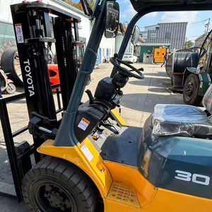 מלגזה דיזל משומשת למכירה, מלגזה יפנית מקורית בעלת מנוע בעירה פנימית, טויוטה FD30, 3 טון, מחיר נמוך למכירה - Product Image 5