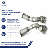 Convertisseurs catalytiques avant gauche et droit pour Porsche Cayenne 4.8L V8 2007-2010