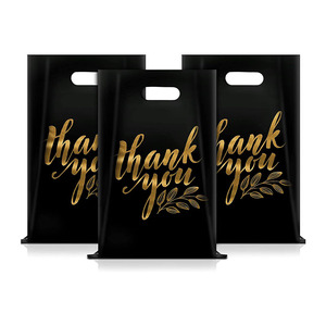 Cao cấp màu đen mờ sản phẩm bao bì túi tùy chỉnh in ấn trung tâm mua sắm Túi Quà Tặng - Product Image 1