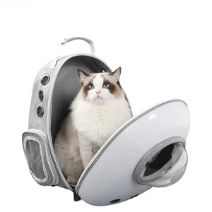 Outgoing Portable Cat Cage Book Packaging and Carrier Dog Backpack for Pet Space Capsule Bag - Product Image 5