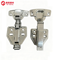 Charnières hydrauliques réglables en acier inoxydable 3D à fermeture douce, vente en gros d'usine, pour armoires de maison, de bureau et de chambre