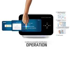 เครื่องนึ่งฆ่าเชื้อแบบออโตเคลฟสำหรับทันตกรรม พร้อมปั๊มสุญญากาศคลาส B ฆ่าเชื้อเร็วภายใน 5 นาที ใช้พลังงานไฟฟ้า - Product Image 2