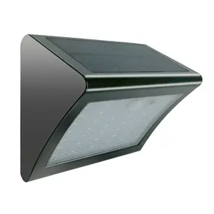 Outdoor inteligente solar detecção automática C-ângulo LED parede, jardim, escada, cerca de iluminação