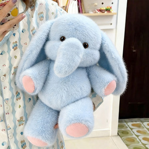 Peluche de Elefante y Mapache en Movimiento, Juguete de Peluche con Relleno de Algodón PP, 31-50cm, para Bebés de 0 a 24 Meses, Regalo de Cumpleaños - Product Image 4