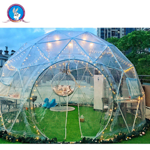 Tente <span class=keywords><strong>bulle</strong></span> gonflable en PVC populaire, transparente, avec structure métallique, imperméable, résistante aux intempéries, durable, pompe électrique, installation facile, pour le camping - Product Image 3