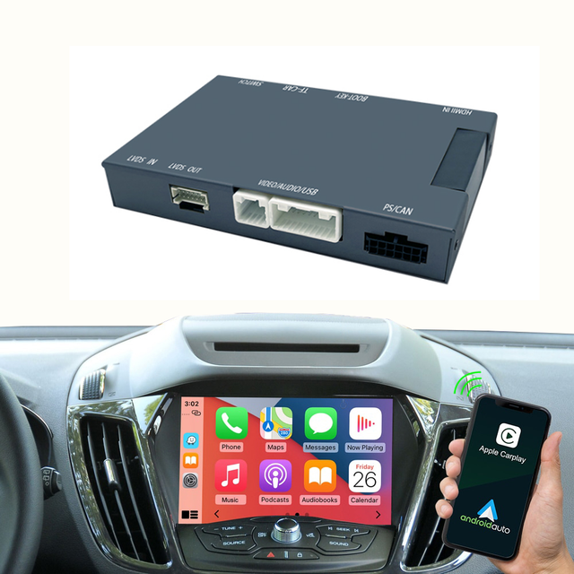 For Ford Sync2 System Explorer Focus Fiesta C-max Edge F-150 Fusion Taurus Wireless Carplay Android Auto Mirror Link Airplay