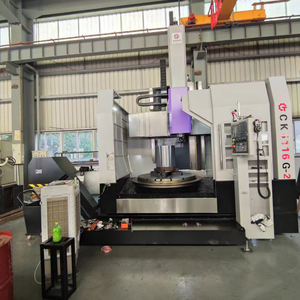 เครื่องกลึง CNC แนวตั้ง <span class=keywords><strong>vck</strong></span> 850โครงสร้างคอลัมน์เดียวเหล็กหล่อสีเทาการรักษาริ้วรอย - Product Image 4