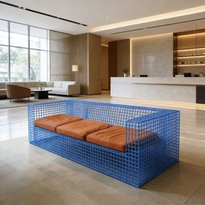 Ensemble <span class=keywords><strong>de</strong></span> canapés en <span class=keywords><strong>fer</strong></span> <span class=keywords><strong>forgé</strong></span> pour l'extérieur - Mobilier d'extérieur pour les zones <span class=keywords><strong>de</strong></span> repos et <span class=keywords><strong>de</strong></span> réception des hôtels, canapé <span class=keywords><strong>de</strong></span> banquette - Product Image 2