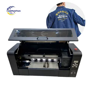 Codemarkpack pet film dtf printer set xp600 i3200 t shirt dtg 30cm 60cm 2 heads printing machine a2 a3 large dtf printer