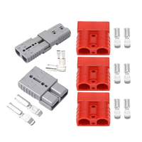 Kit de connecteurs de câbles 50 ampères pour produits électriques, boîtier gris avec fils 10 et 12 AWG pour systèmes d'énergie solaire