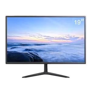 LCD TV Factory Wholesale Cheap Price 15" - 32" Flat Screen DC 12V Solar PC Computer Monitor 19 inch LED Monitor