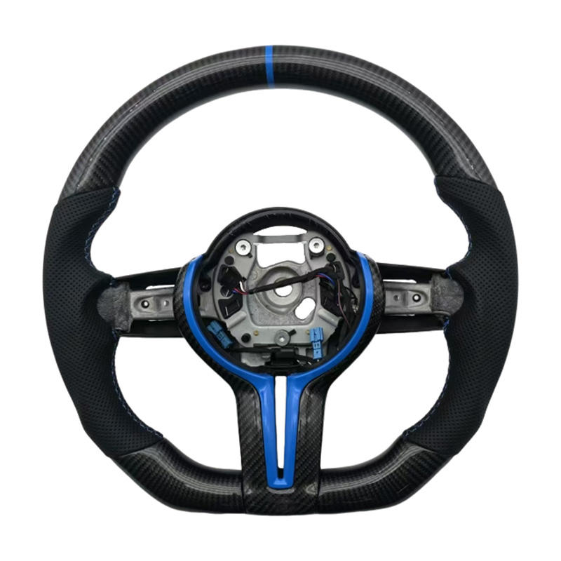 หนัง F10เจาะรู + คาร์บอนไฟเบอร์ + ลาย Bleu