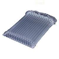 Sac à coussin d'air antichoc à 14 colonnes, sac d'emballage gonflable en plastique PAPE, protection pour ordinateur portable 14*15