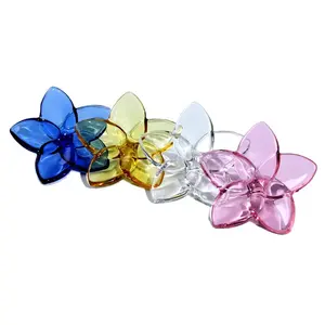 Newest Home and Wedding Decorations Crystal Glass Bloom Flower Other Crystal Crafts