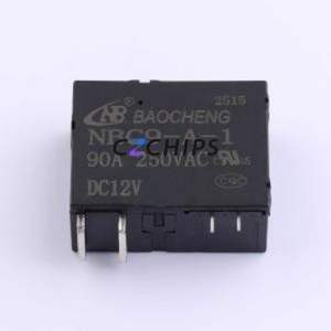 NBC9-A-1 DC12V 90A Magnetic Latching Relay Through hole Component (THT) Relay - Product Image 1