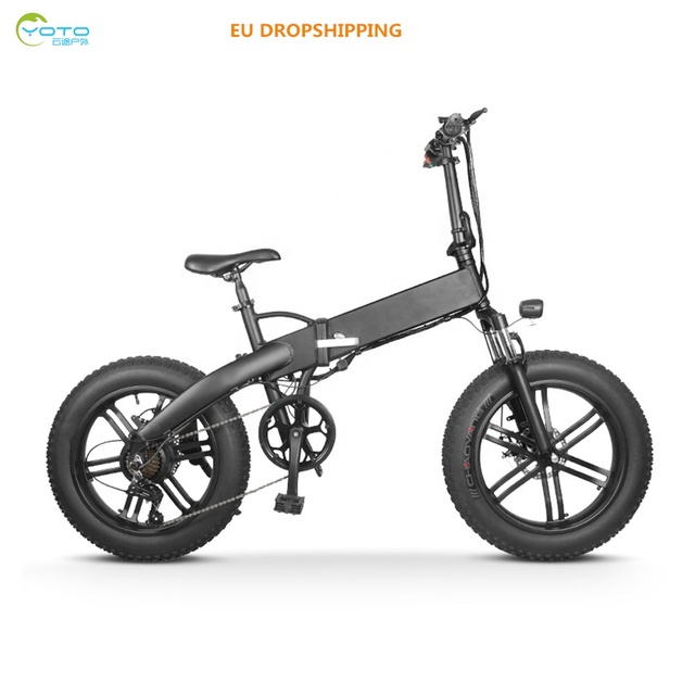 Dropshipping Europe Warehouse Foldable Electric Bike 500w 36v 20'' with Rear Hub Motor and Disc Brake Lithium Battery Supply