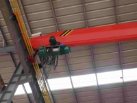 Pont roulant monopoutre chinois avec moteur et engin de levage à câble de 5 tonnes, télécommande sans fil