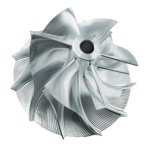 Rueda de Compresor Turbo de Aluminio Billet Fresada por CNC de 6+6 Aspas 52.56/68.1mm, Piezas de Reparación para Turbocompresor - Product Image 4